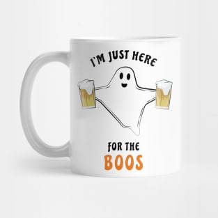 I'm Just Here For The Boos - Funny Halloween Ghost Mug